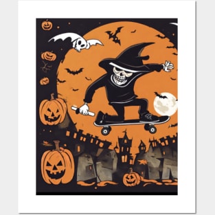 Scary Skater Posters and Art